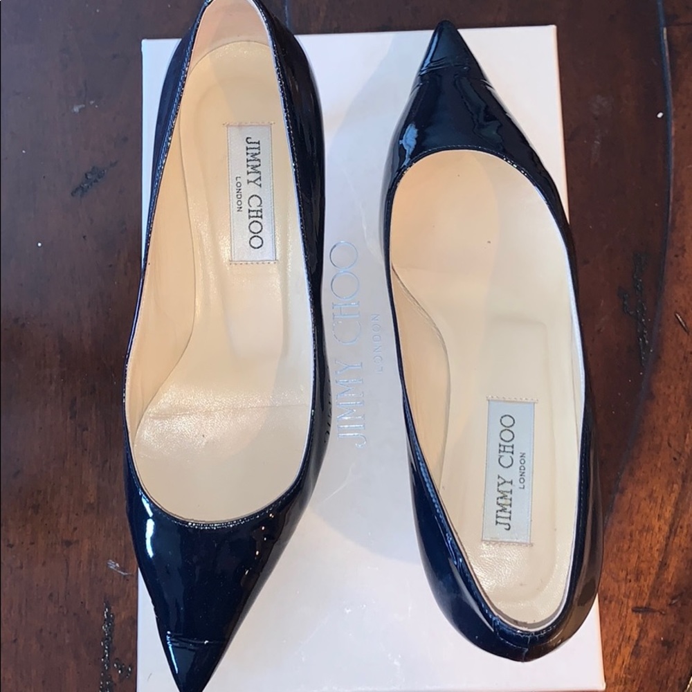 Jimmy Choo patent leather heels